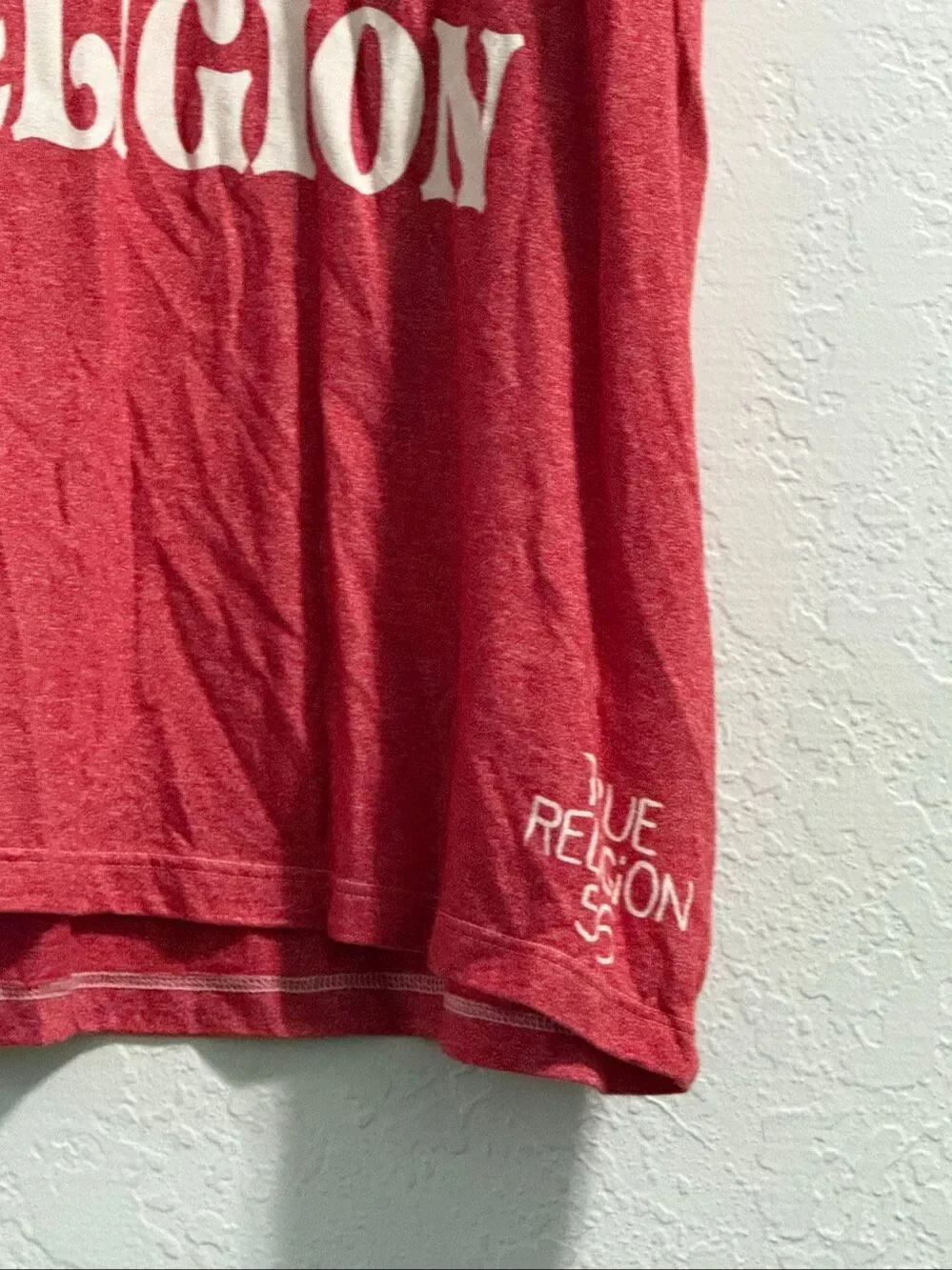Vintage TRUE RELIGION $88 Bandana 56 Football Tee t shirt XXL 2x